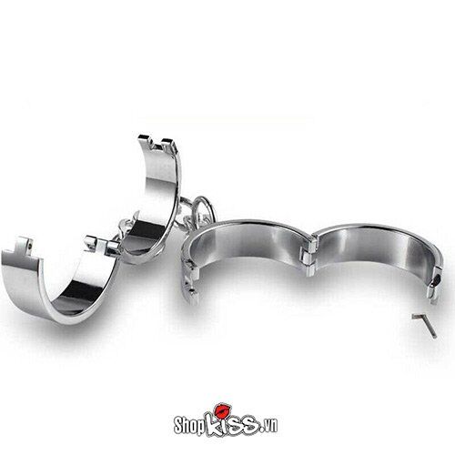 Còng Chân Thép Không Gỉ BDSM Chất Lượng Cao, An Toàn, Bạo Dâm