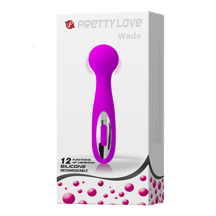 Chùy rung mini sạc pin Prettylove Wade silicone ABS cao cấp cho nữ 