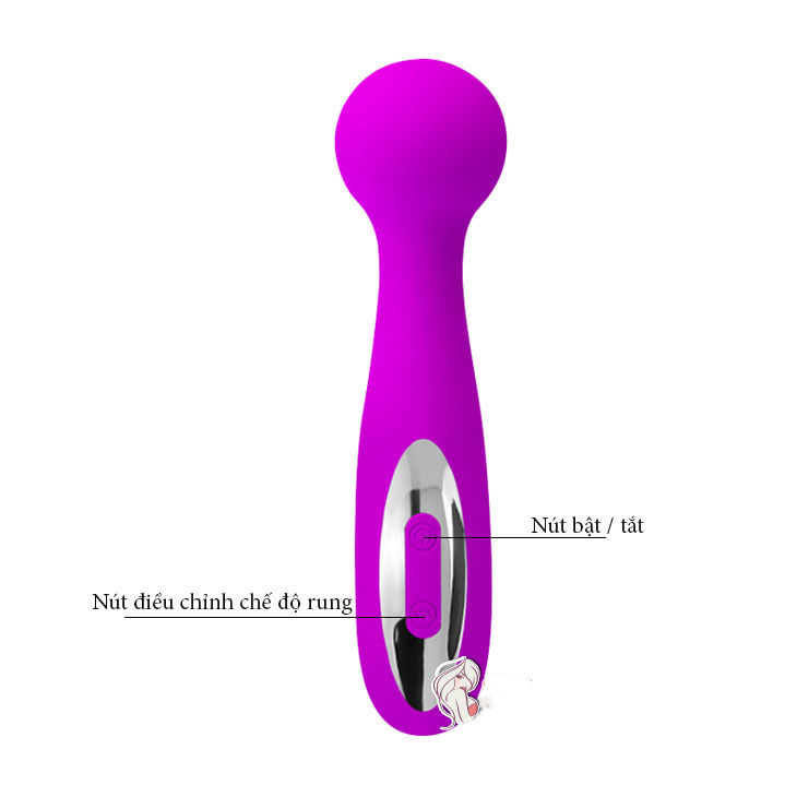 Chùy Rung Prettylove Wade Pin Sạc Mini Kích Thích Cực Phê MS20E
