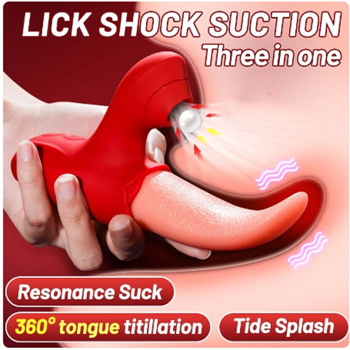 Lưỡi rung hút liếm hạt le mềm mại kích thích cực mạnh MS14K