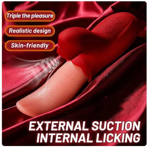 Lưỡi rung hút liếm hạt le mềm mại kích thích cực mạnh MS14K