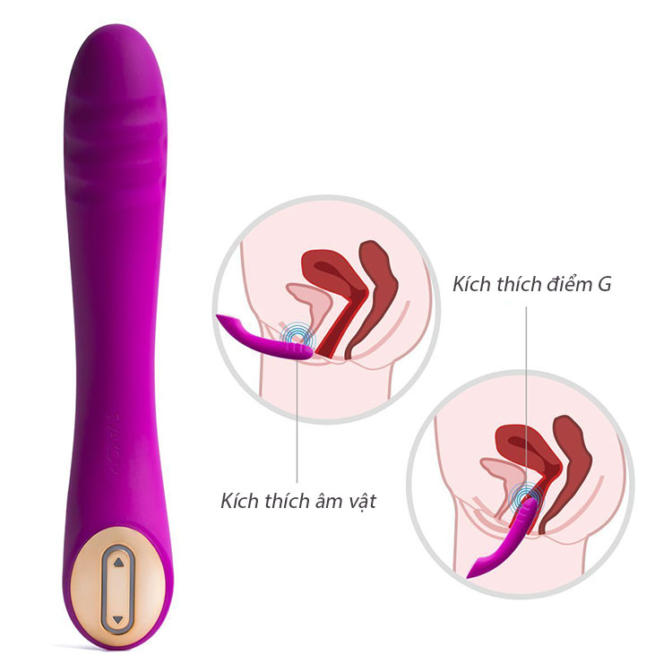 Máy Rung Mát Xa Điểm G Svakom Becky Silicone ABS Cao Cấp