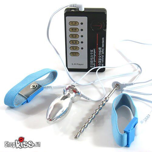 Electro stimulation set anal and penile intense pleasure