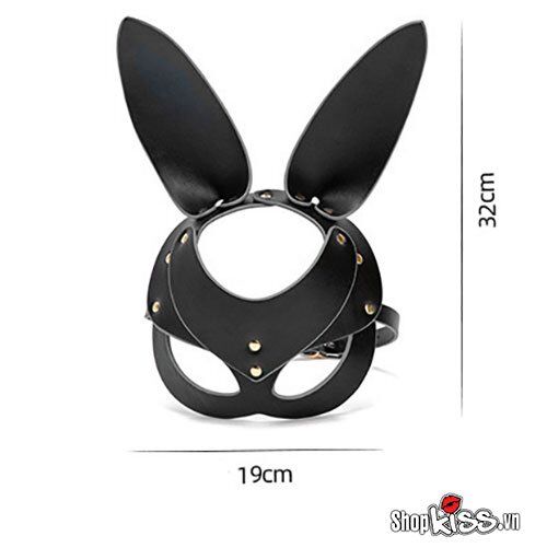 Mặt nạ da hình thỏ siêu ngầu đẳng cấp cho trải nghiệm đam mê