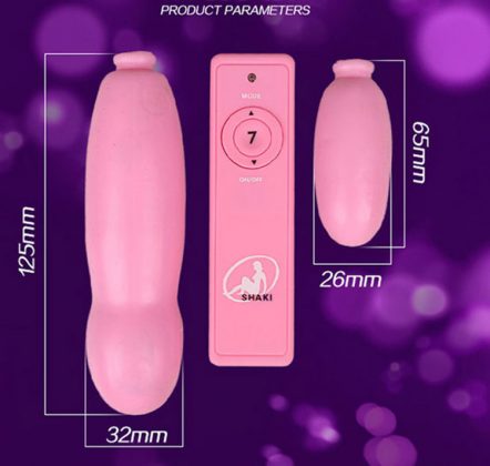 Trứng Rung Shaki Silicon Mềm Mịn Kích Thích Tình Yêu Đôi