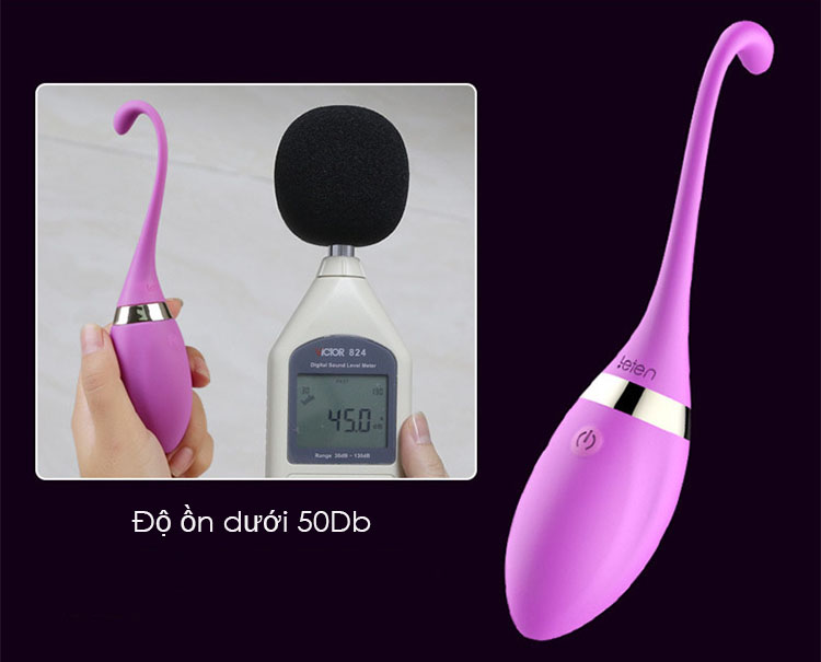 Trứng rung tình yêu Leten điều khiển xa đuôi dài, đa chế độ, silicone an toàn