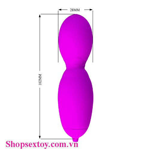 Trứng rung ngoáy Prettylove Vega mát xa âm vật thăng hoa