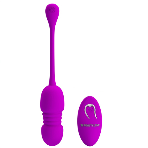 Trứng rung thụt điều khiển từ xa Prettylove Callieri EG30H silicone cao cấp