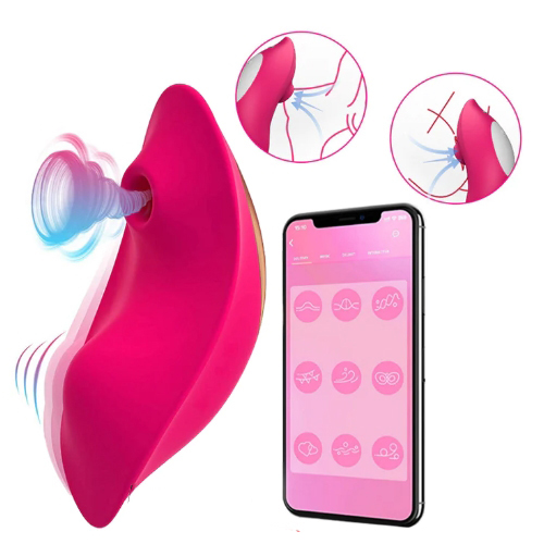 Máy rung bú mini gắn quần lót điều khiển app nhiều chế độ rung 