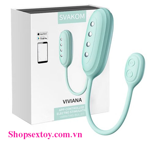 Trứng rung xung điện Svakom Viviana điều khiển app silicon cao cấp nữ