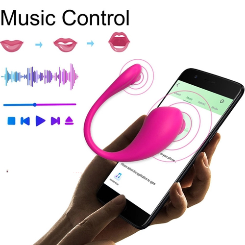 Trứng rung Lushy điều khiển app Công nghệ hiện đại Kích thích