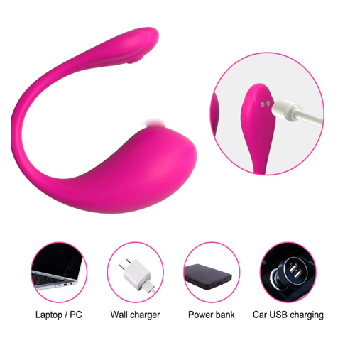 Trứng rung Lushy điều khiển app Công nghệ hiện đại Kích thích