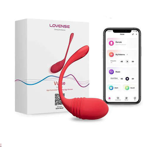 Trứng Rung Thụt Siêu Mạnh Điều Khiển Từ Xa Lovense Vulse EG34D