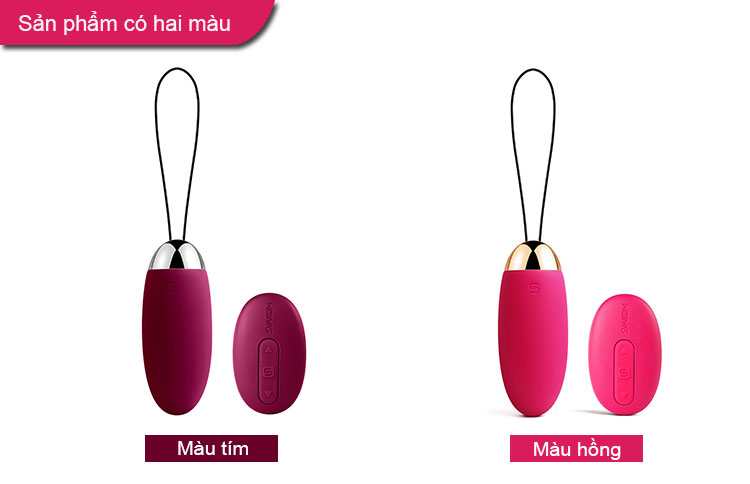 Trứng Rung Điều Khiển Xa Svakom Elva TR 38 Siêu Mạnh