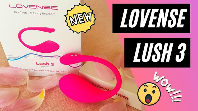 Trứng rung không dây Lovense LUSH 3 nữ hoàng khoái cảm cực đỉnh