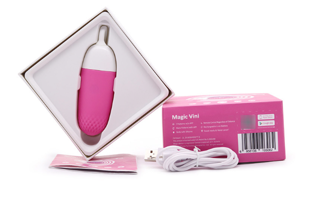 Trứng rung Magic Motion gắn đuôi dài điều khiển điện thoại nhiều tần số