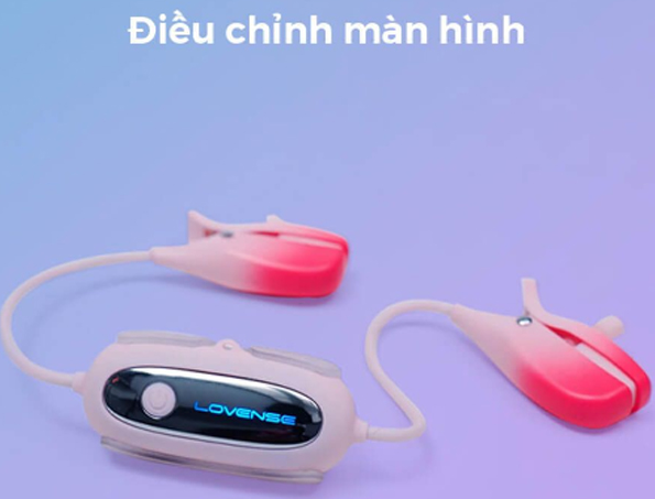Máy rung Lovense Gemini kẹp đầu ti điều khiển app pin sạc
