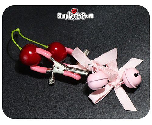 Cute Bell Nipple Clips Set Sensual Stimulating Adjustable BDSM Toy