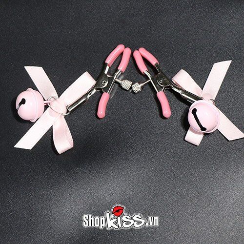  Giá sỉ Bộ kẹp vú có lục lạc đính nơ dễ thương loại tốt