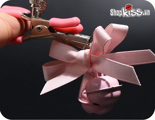  Giá sỉ Bộ kẹp vú có lục lạc đính nơ dễ thương loại tốt