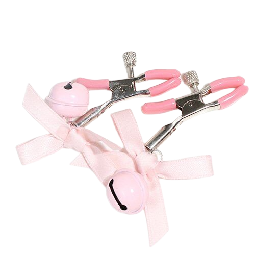  Giá sỉ Bộ kẹp vú có lục lạc đính nơ dễ thương  loại tốt 