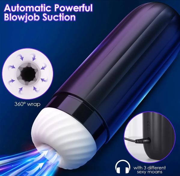 Máy thủ dâm tự động Svakom Sam Neo đa chế độ rung hút USB