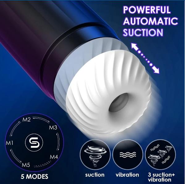 Máy thủ dâm tự động Svakom Sam Neo đa chế độ rung hút USB