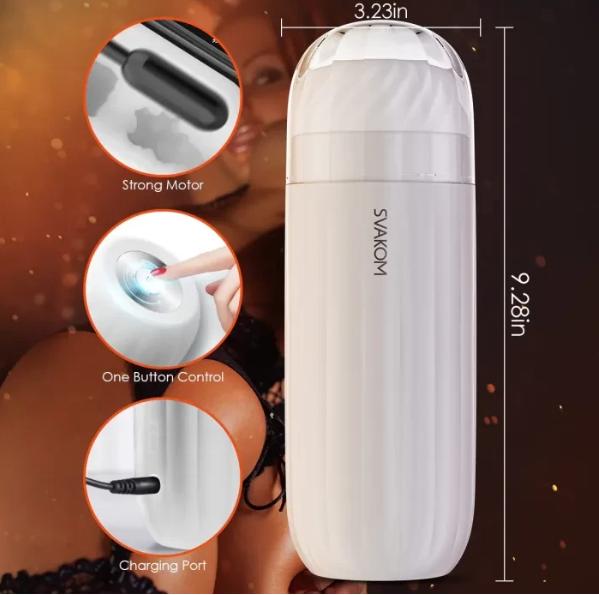 Máy thủ dâm tự động Svakom Sam Neo đa chế độ rung hút USB