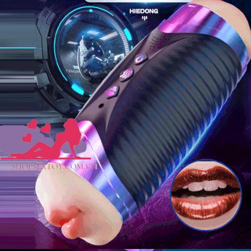 Âm đạo giả 2 đầu rung nhiệt AD19G - Món quà sướng cho phái mạnh