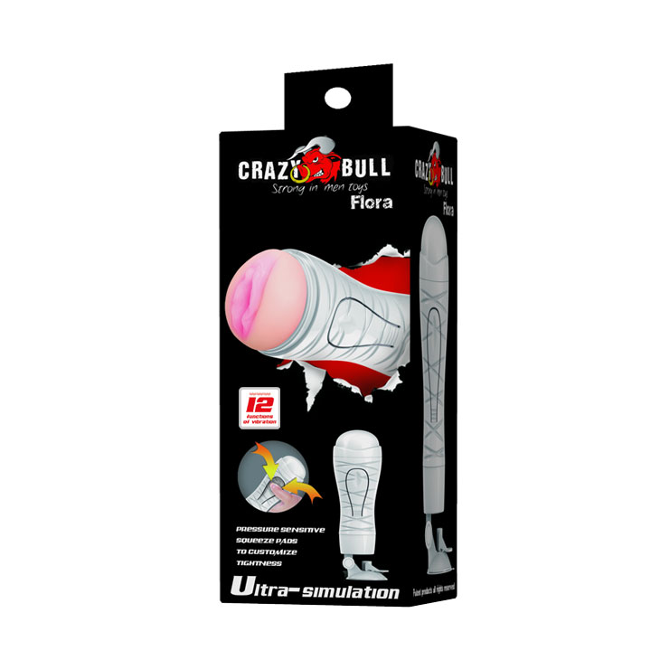 Cốc thủ dâm nam gắn tường Crazy Bull Flora AD45C tăng khoái cảm