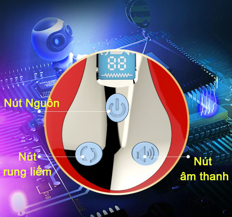 Cốc thủ dâm EVO AD34 rung liếm nóng cao cấp kích thích