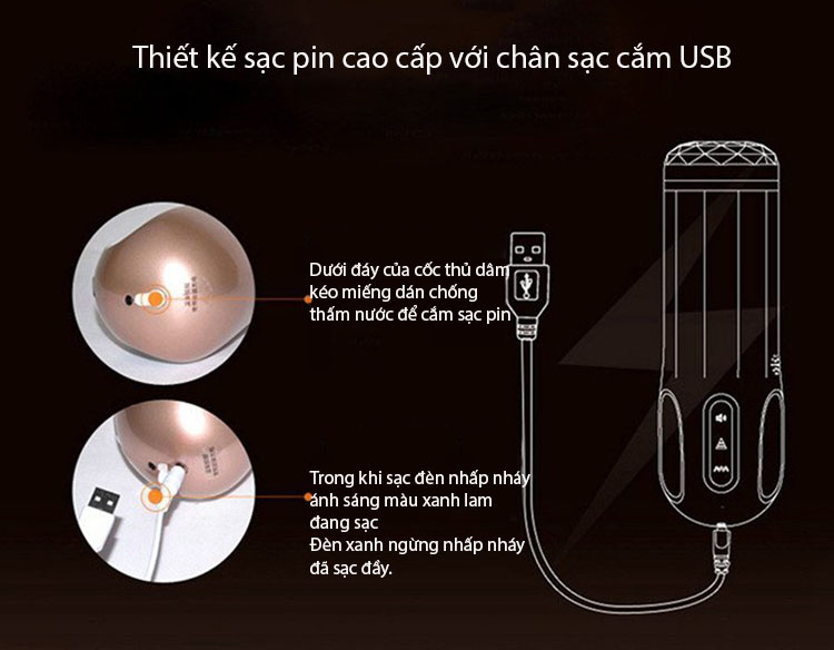 Máy thủ dâm tự động Nano AD34D cao cấp cho quý ông trải nghiệm