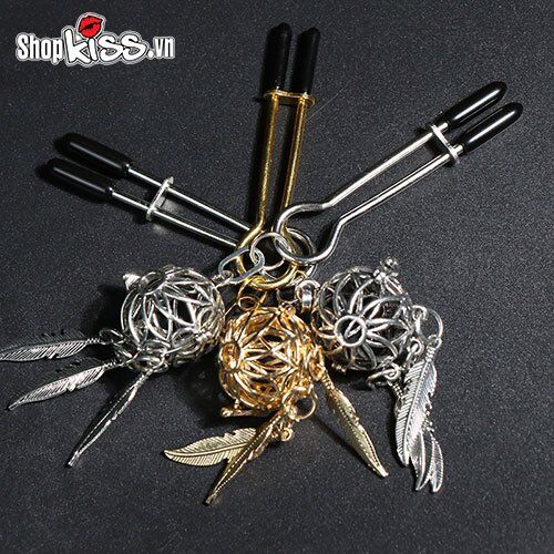  Bán Bộ kẹp vú đính chuông phát sáng đẹp lung linh hàng xách tay