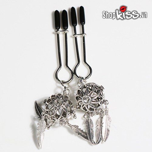 Glow Bell Nipple Clamps Sensual BDSM Accessory Lighting