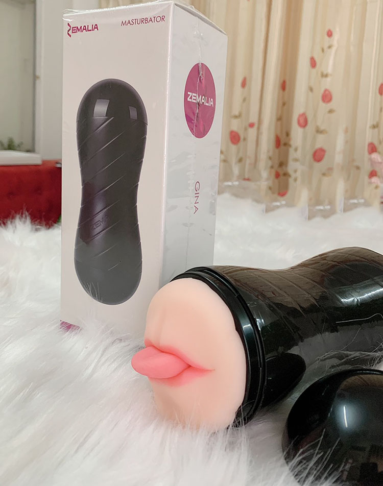 Cốc Masturbator AD60A 2 đầu mềm mại thật như da hàng cao cấp
