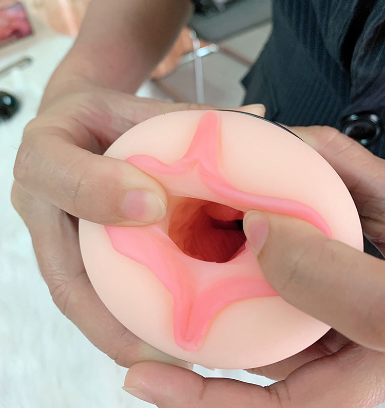 Cốc Masturbator AD60A 2 đầu mềm mại thật như da hàng cao cấp