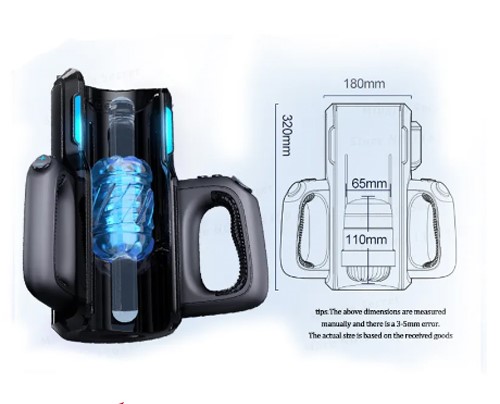 Máy thủ dâm Leten King Pro silicon TPE cao cấp âm thanh hình ảnh sống động