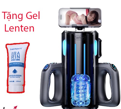 Máy thủ dâm Leten King Pro silicon TPE cao cấp âm thanh hình ảnh sống động