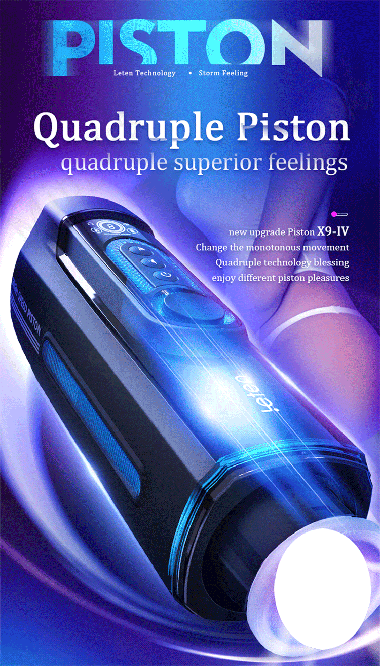 Máy Thủ Dâm Letten X9 Piston AD33M Tự Động Siêu Thật