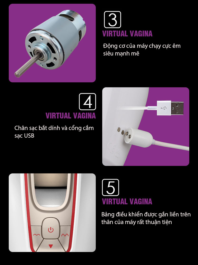 Máy Bú Dương Vật Tự Động AD33B Chính Hãng Cao Cấp Siêu Mạnh