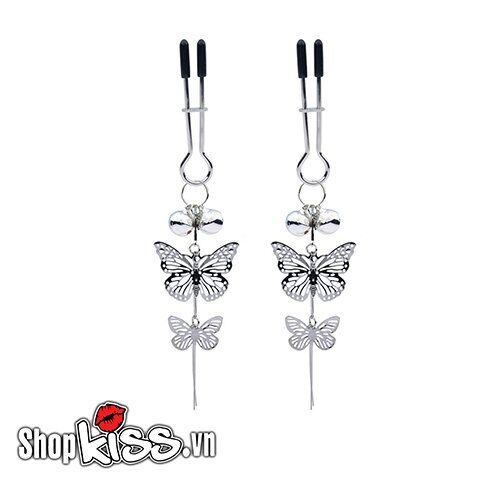 Bộ kẹp vú bướm đẹp quyến rũ tăng khoái cảm, sexy hút mắt