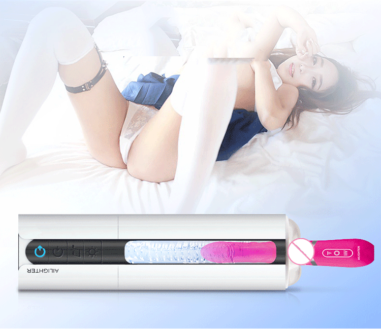 Máy thủ dâm tự động nhỏ gọn có sưởi ấm Air Jet AD40B tăng cảm giác