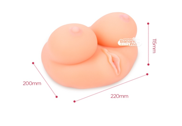 Âm Đạo Giả Ngực 2 Trong 1 Cực Đã Tặng Kèm Dầu Massage