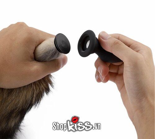  Bán Đuôi chồn silicon có rung kích thích hậu môn cao cấp