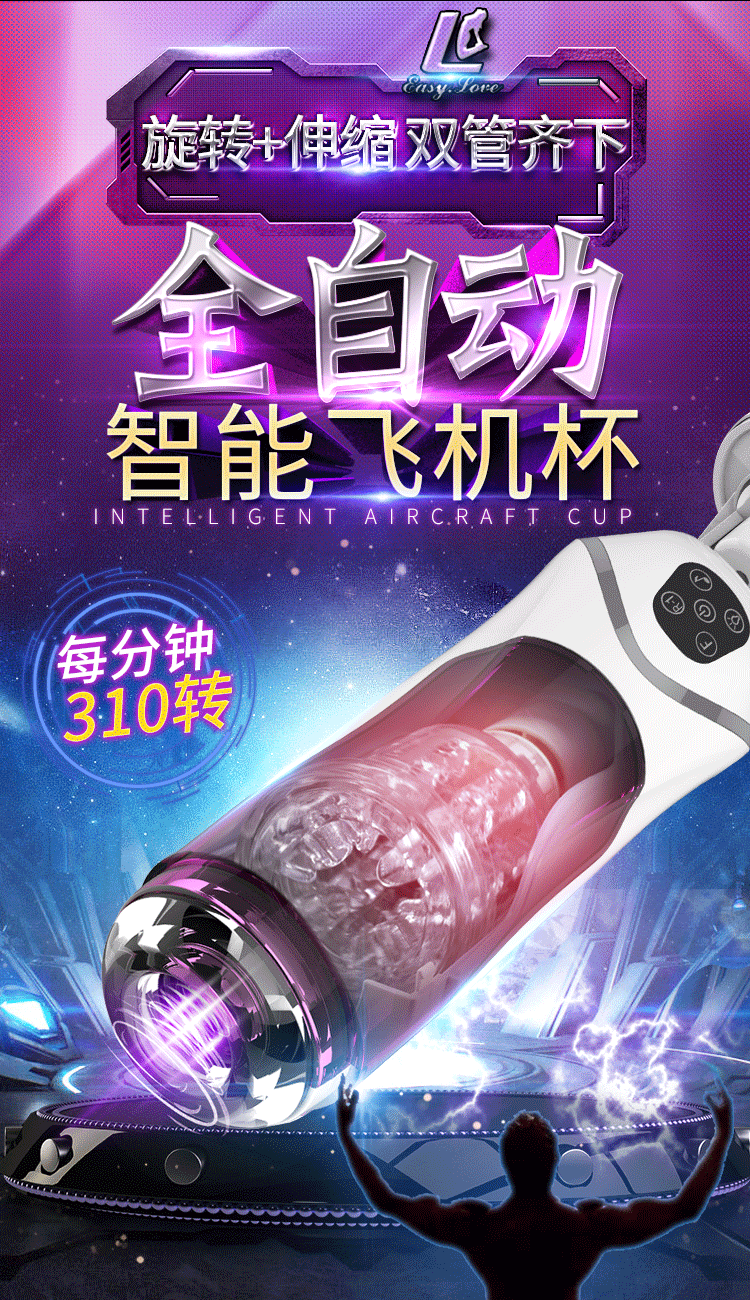 Máy Thủ Dâm Tự Động Comanche AD36 Âm Đạo Giả Đa Chức Năng