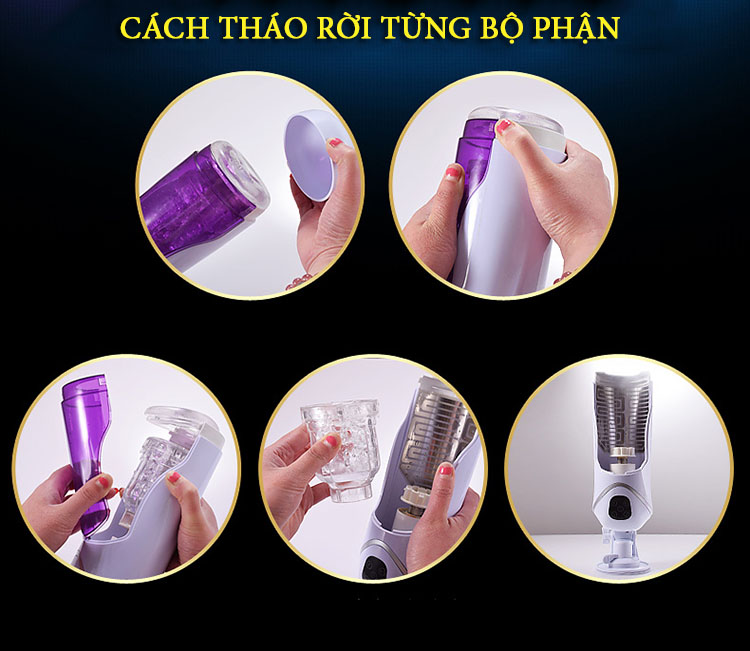 Máy Thủ Dâm Tự Động Comanche AD36 Âm Đạo Giả Đa Chức Năng