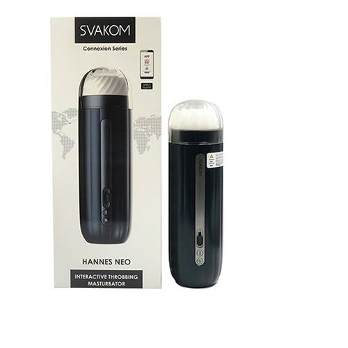 Máy thủ dâm Svakom Hannes Neo – Tự Động Thụt Co Bóp Sưởi Ấm Điều Khiển Điện Thoại