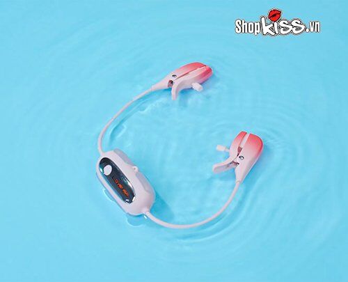 Bộ kẹp núm vú rung điều khiển app Lovense Gemini cảm giác mạnh