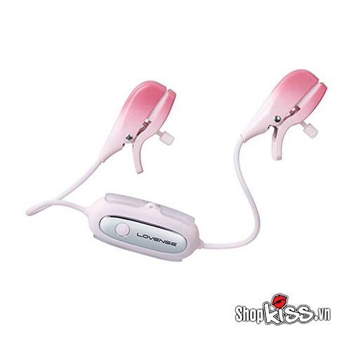 Bộ kẹp núm vú rung điều khiển app Lovense Gemini cảm giác mạnh