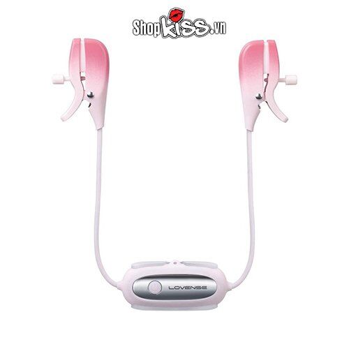 Bộ kẹp núm vú rung điều khiển app Lovense Gemini cảm giác mạnh